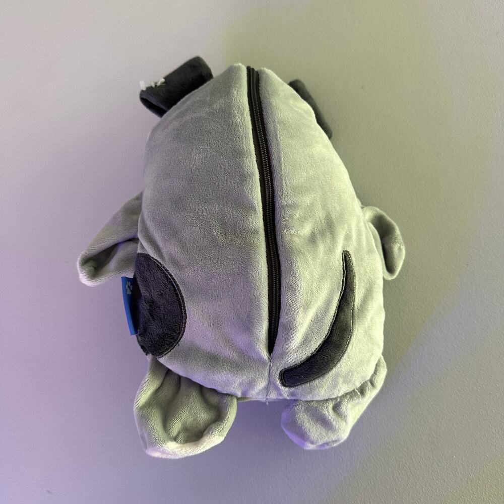 Cubcoats‎ Grey Puppy 2-in-1 Transforming Hoodie Jacket Plush Toy Size 3T - Picture 5 of 9